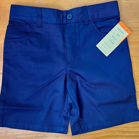 French Toast Girl's Pull-On Shorts (Size 4-6X) Navy 7 (100) Ct - Picture 2 of 5